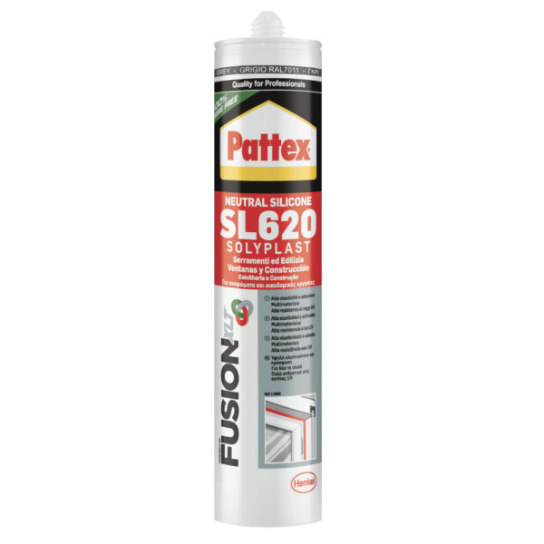 Sigillante Siliconico SL620 Pattex 300ml Grigio