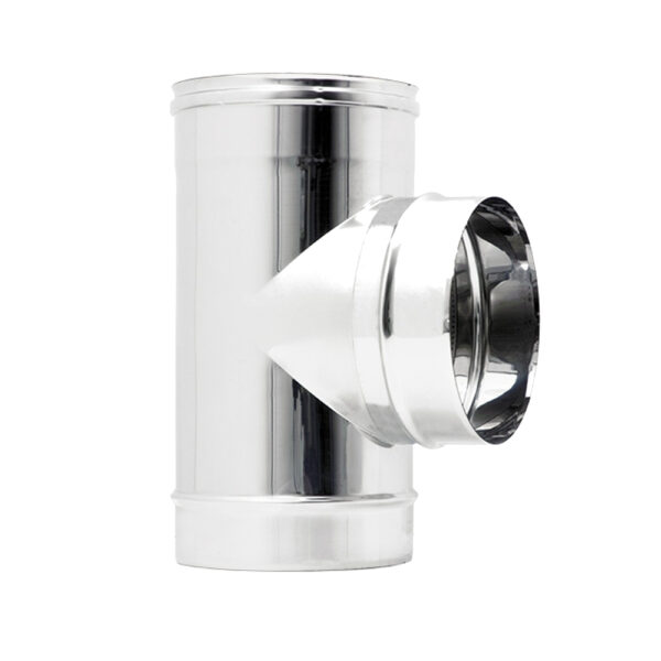 Tes 90° Monoparete Acciaio Inox Ø200mm Multiclima