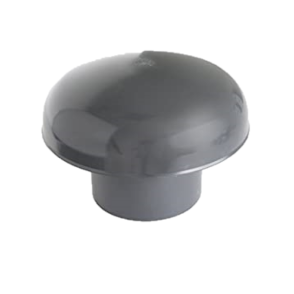 Testa per esalatore Ø125 Bianca