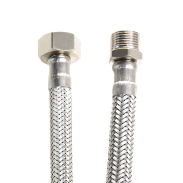 Tubo Flessibile in Acciaio Inox MF 12 - 38 da 500mm