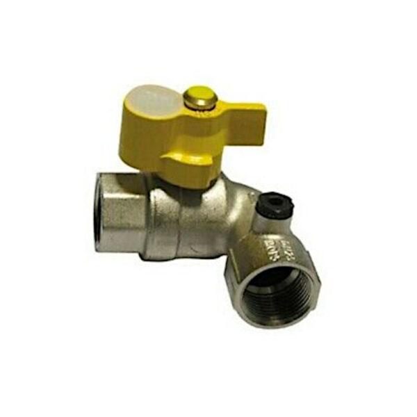 Valvola A Sfera Gas Curvo FF 1”