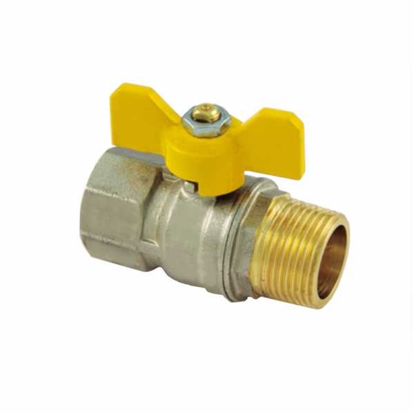 Valvola a sfera Gas MF a farfalla da 1_2 Tiemme