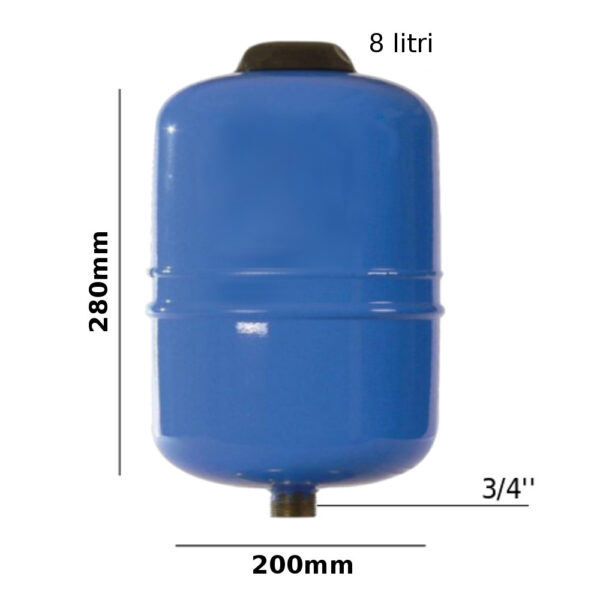 Vaso espansione Hydro-Pro 8 litri