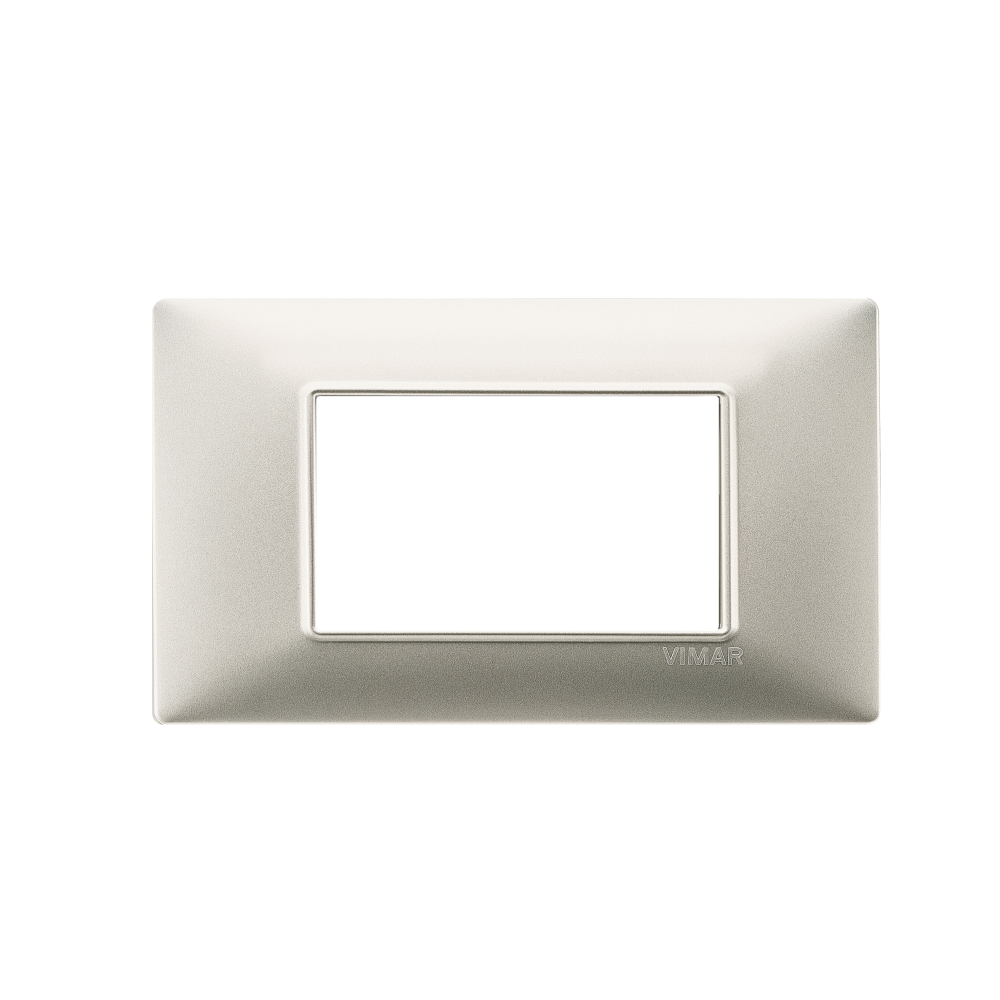 Vimar Plana Placca 3M nichel opaco 14653.21 Vimar Plana Placca 3M nichel opaco 14653.21