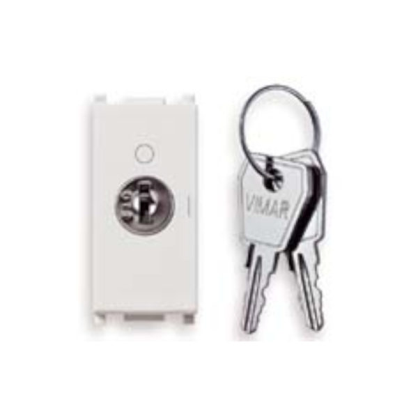 Vimar Plana interruttore con chiave bianco 14083.S