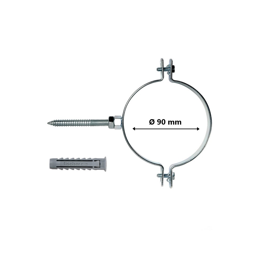 Collare CPE-SL V per tubi plastica Ø 90 Fischer Collare CPE-SL V per tubi plastica Ø 90 Fischer - immagine 2