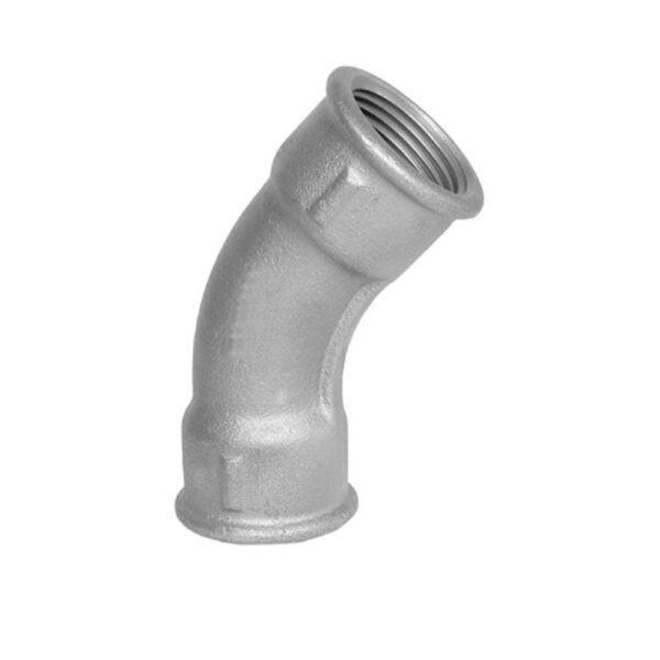 Curva 1" FF in ghisa 45°
