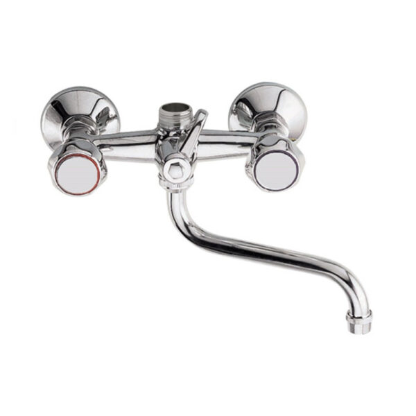 gruppo lavello parete pentagono lavatrice