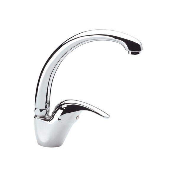 miscelatore lavello cromato canna alta serena daniel