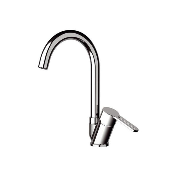 miscelatore lavello cromato canna alta smart daniel