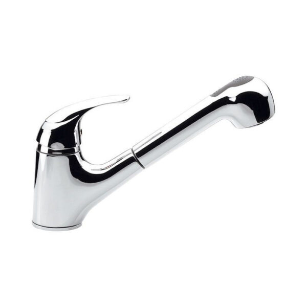 miscelatore lavello cromato con doccia estraibile serena daniel