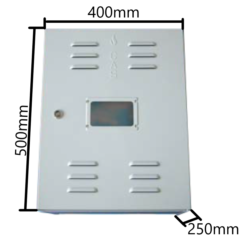 Cassetta gas completa 500x400x250mm Zincata Cassetta gas completa 500x400x250mm Zincata - immagine 2