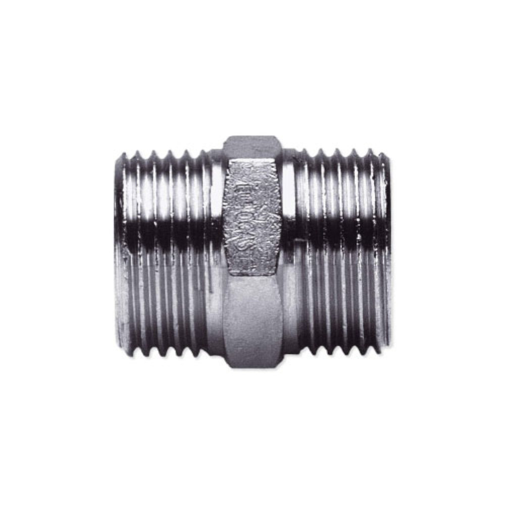 Niples Battuta Piana X Piana In Ottone Cromato 3/4” Niples Battuta Piana X Piana In Ottone Cromato 3/4”