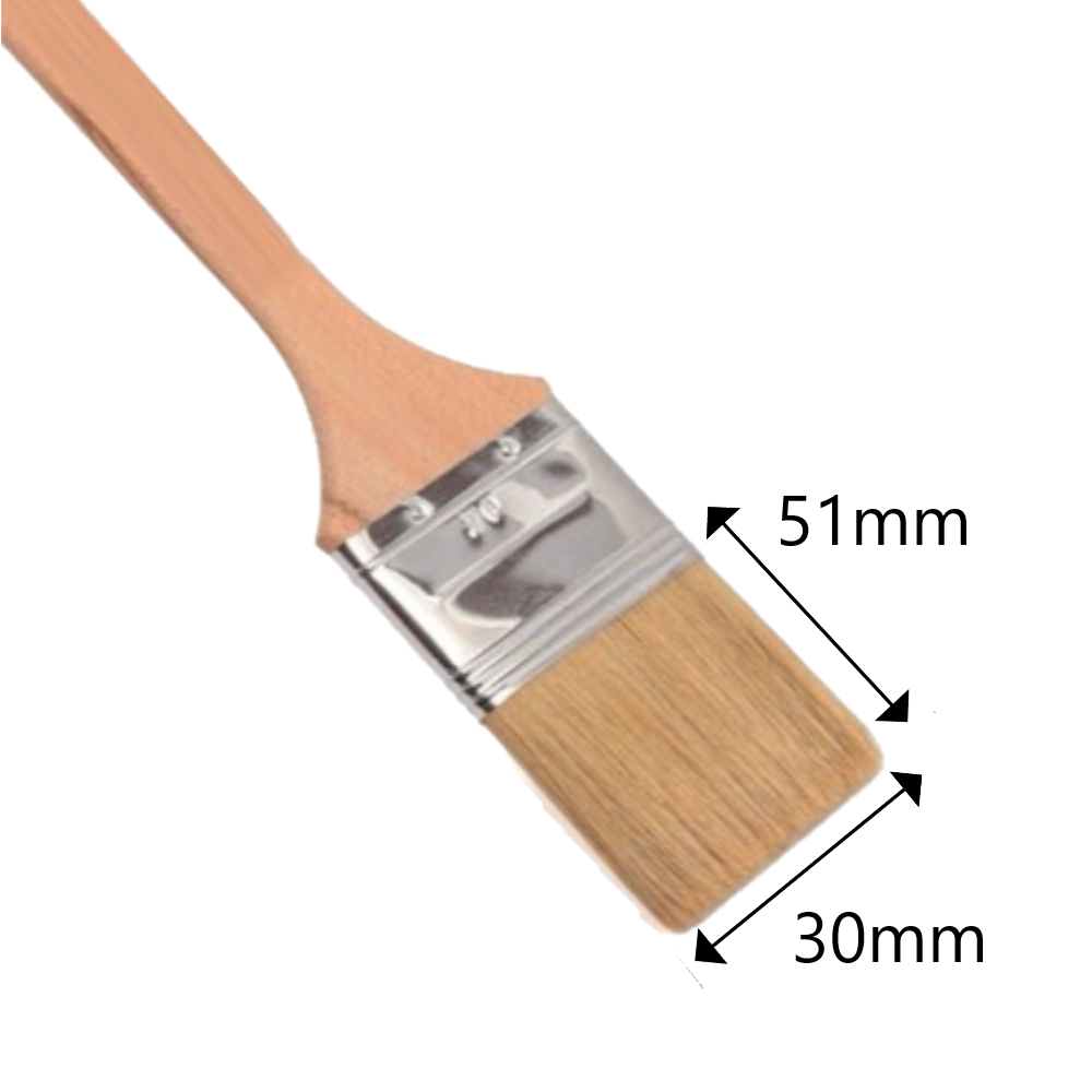 Pennello radiatore in setola professionale 30mm Pennello radiatore in setola professionale 30mm - immagine 2