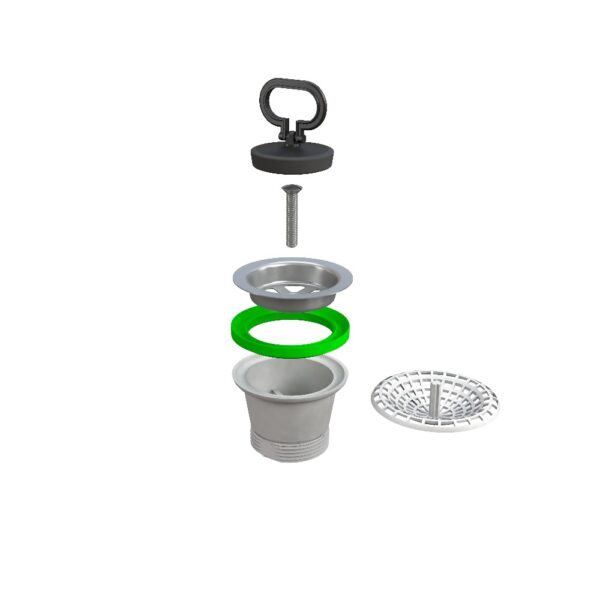 piletta lavello cucina 70mm