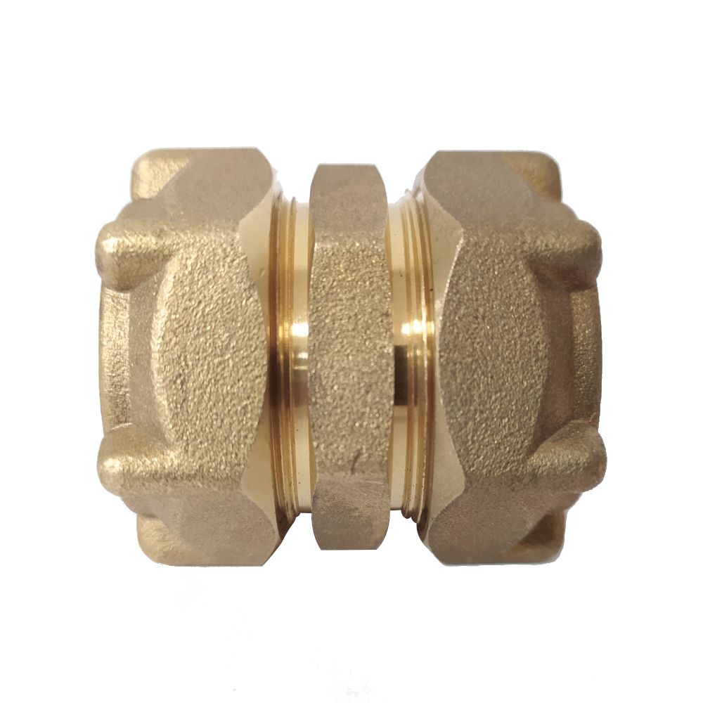 Manicotto doppio a stringere per tubo in rame FF Ø12mm Manicotto doppio a stringere per tubo in rame FF Ø12mm - immagine 3