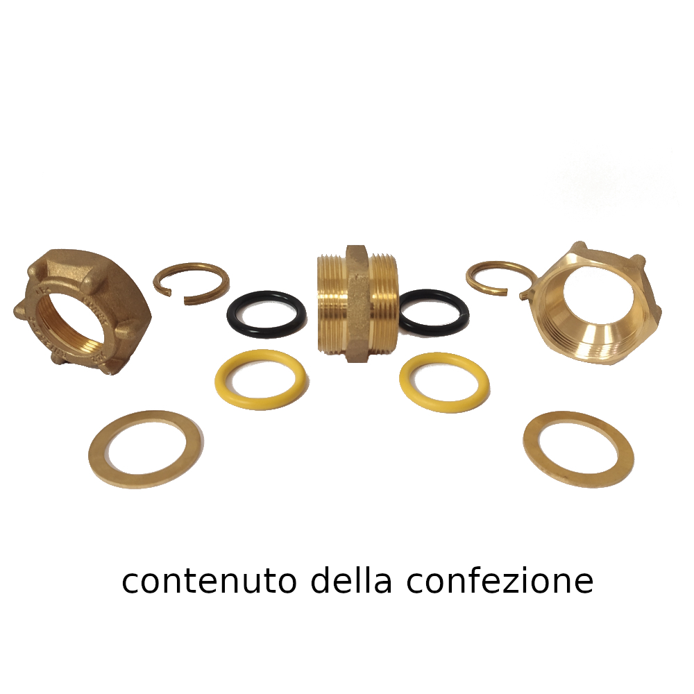 Manicotto doppio a stringere per tubo in rame FF Ø16-16mm Manicotto doppio a stringere per tubo in rame FF Ø16-16mm - immagine 4