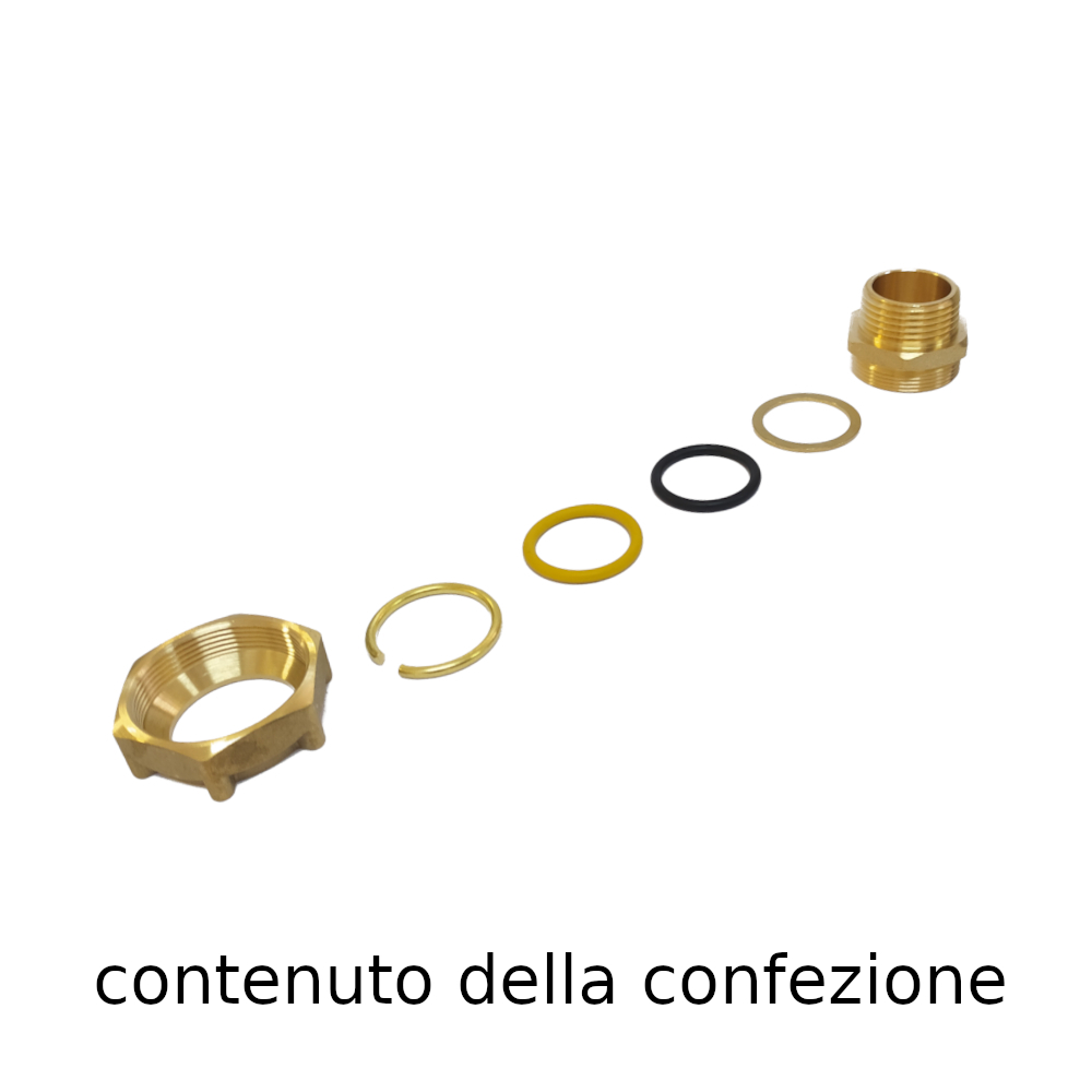 Manicotto a stringere per tubo in rame MF 3/4”-Ø16mm Manicotto a stringere per tubo in rame MF 3/4''-Ø16mm - immagine 4