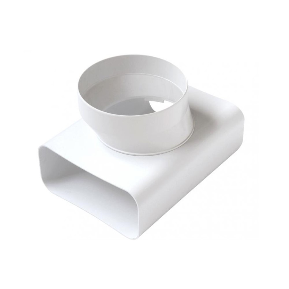 Raccordo a “T” eccentrico in ABS 120x60mm Raccordo a "T" eccentrico in ABS 120x60mm