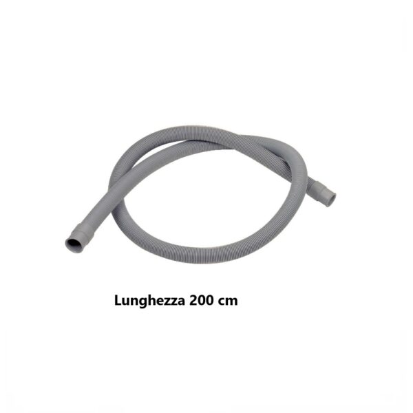 tubo scarico lavatrice 200 cm