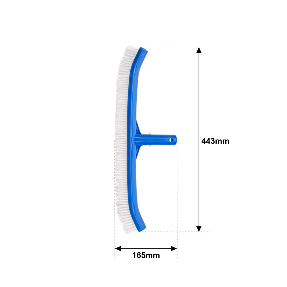 AVENLI Spazzola Angolare Per Pulizia Piscina – Perfetta Per Angoli E Pareti, 39 Cm, Blu