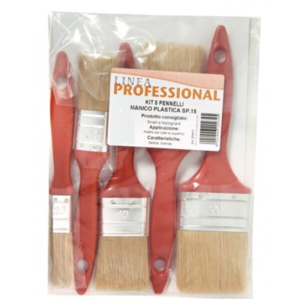 kit 5 pennelli