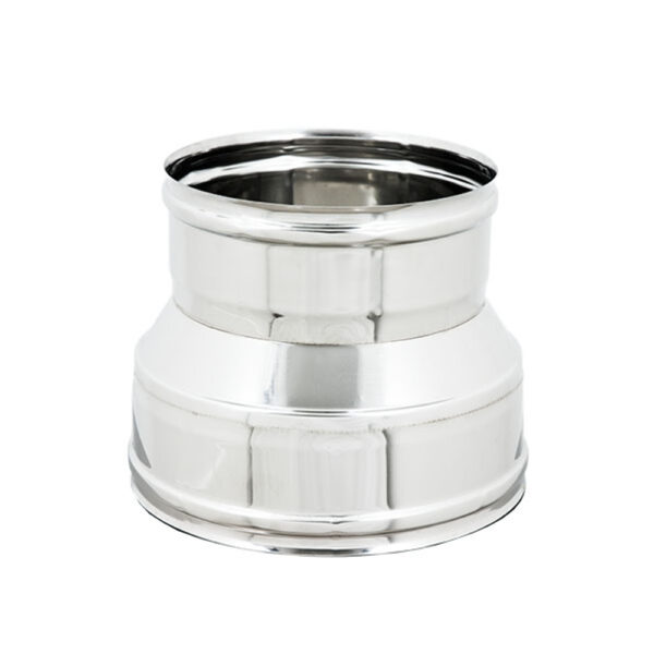 Aumento Monoparete Acciaio Inox FF Ø120-130mm Multiclima