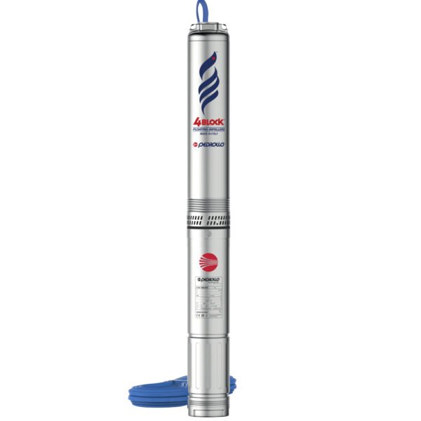 Pompa sommersa 4BLOCKm 2 - 18 girante flottante 1,50hp Pedrollo