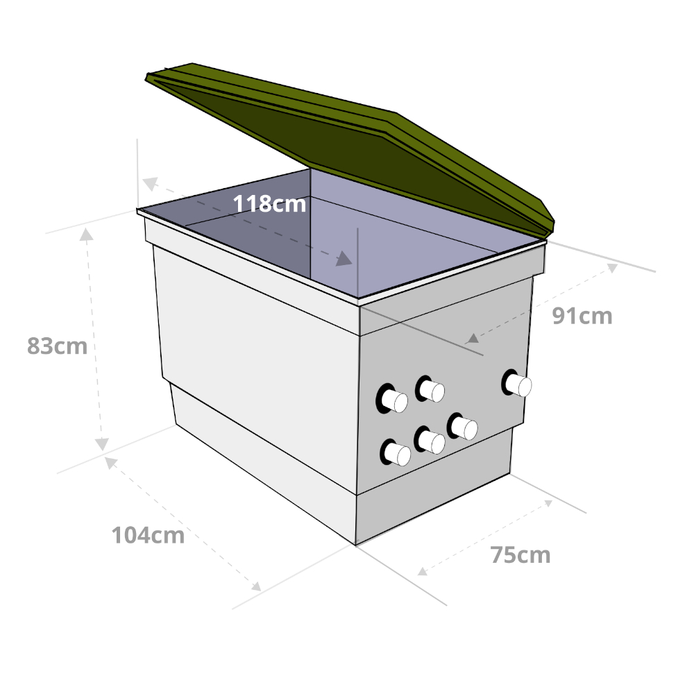 Locale tecnico piscine BIG MAC 9MC completo 9m³ Locale tecnico piscine BIG MAC 9MC completo 9m³ - immagine 2