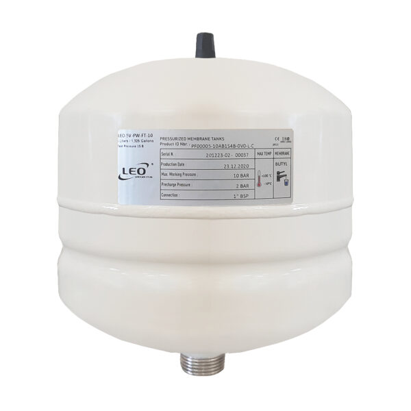 Vaso espansione LEO verticale 5 litri