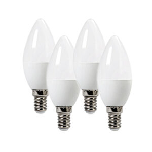 Kit lampadine LED E14 a candela bianco caldo