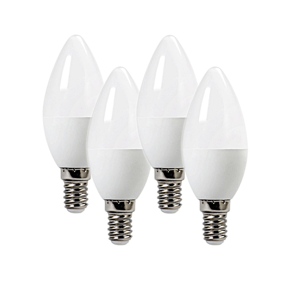 Set lampadine LED E14 a candela bianco caldo - D'Alessandris
