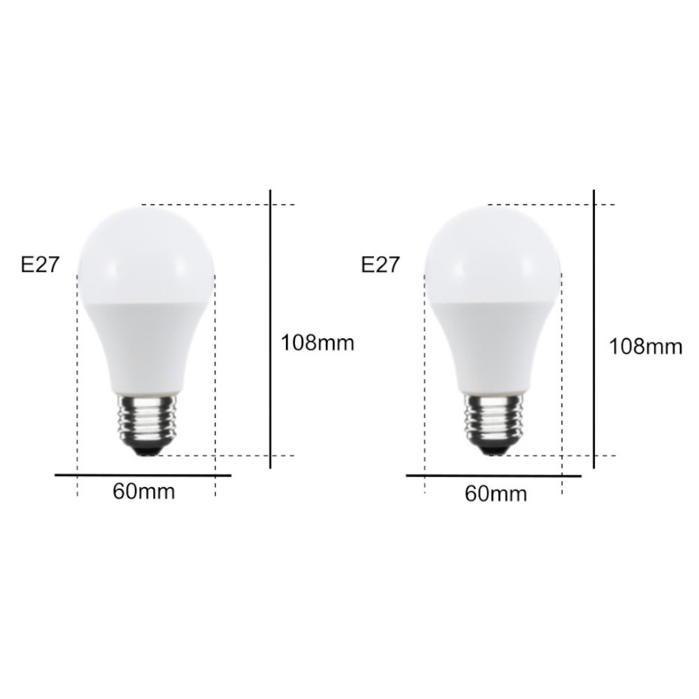 Set lampadine LED E27 a goccia bianco freddo - D'Alessandris