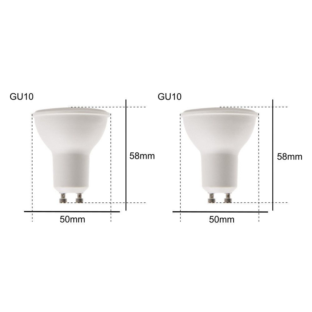 Set lampadine faretti LED GU10 bianco naturale - D'Alessandris