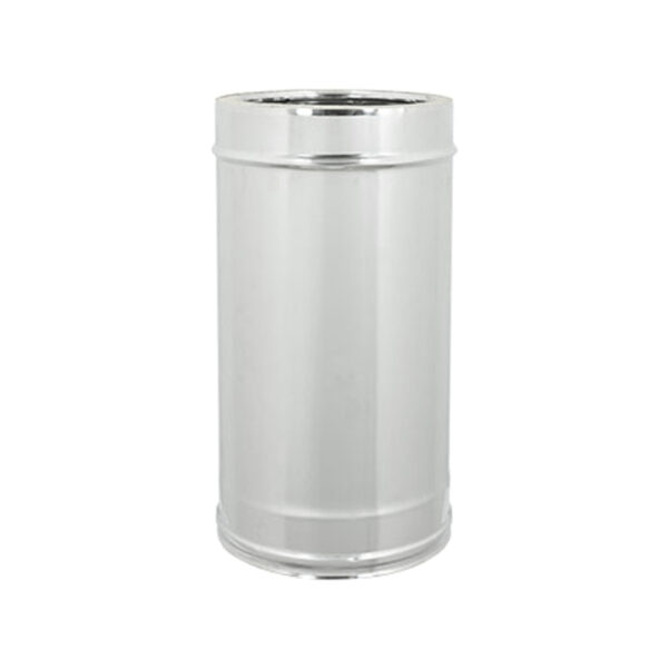 Tubo 500mm acciaio INOX doppia parete Ø 150mm