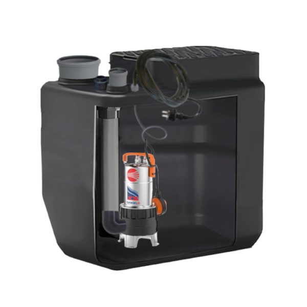 Stazione di sollevamento 100 litri Pedrollo Vortex 0,85hp