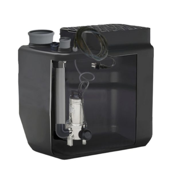 Stazione di sollevamento 200 litri Lowara Vortex 0,75hp