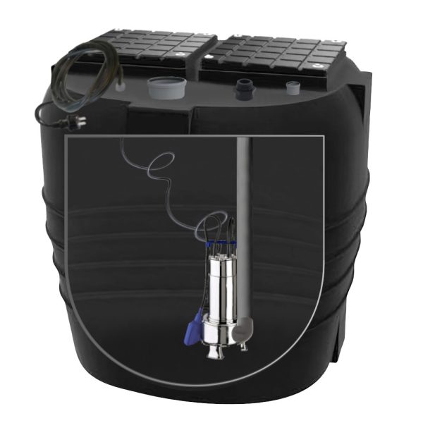 Stazione di sollevamento 800 litri Ebara Vortex INOX 1,00hp