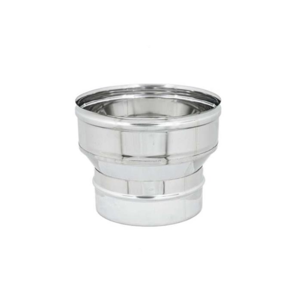 Aumento In Acciaio Inox MF Ø120-130mm Multiclima