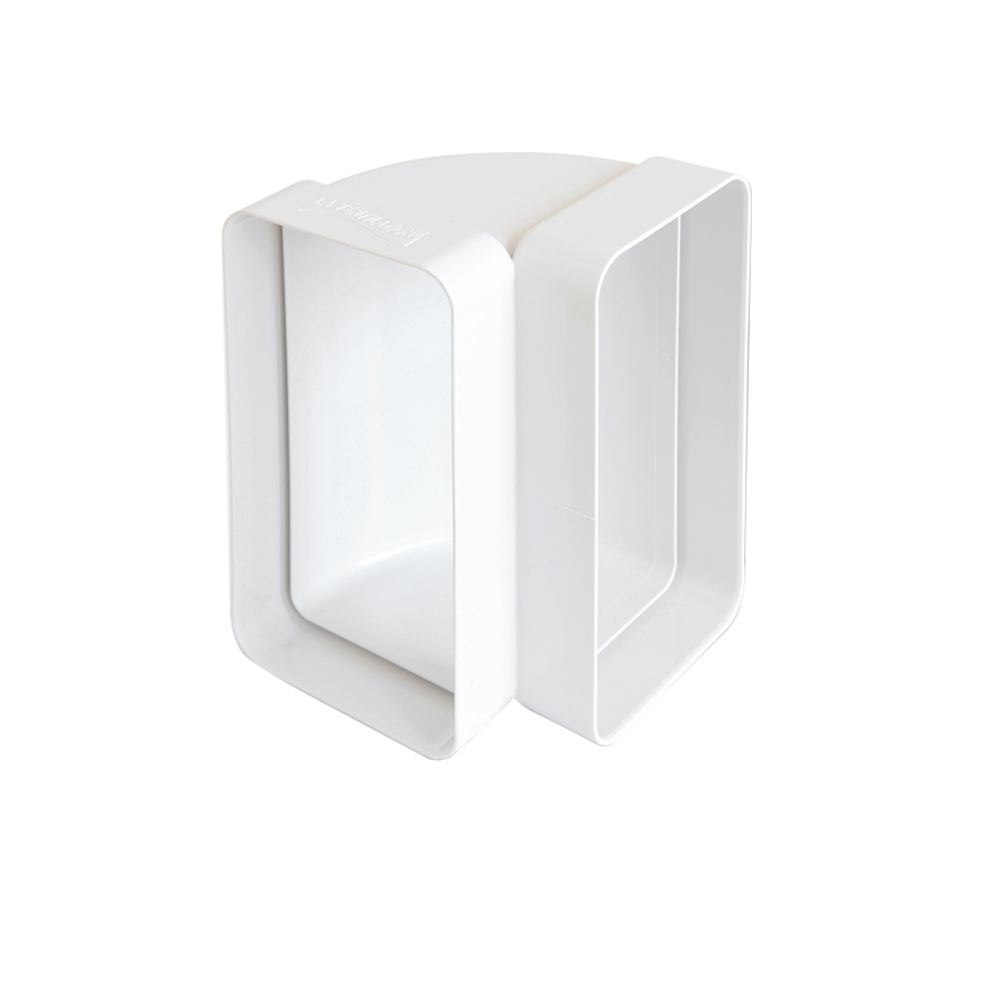 Curva Verticale Per Tubo Rettangolare 220x90mm Curva Verticale Per Tubo rettangolare