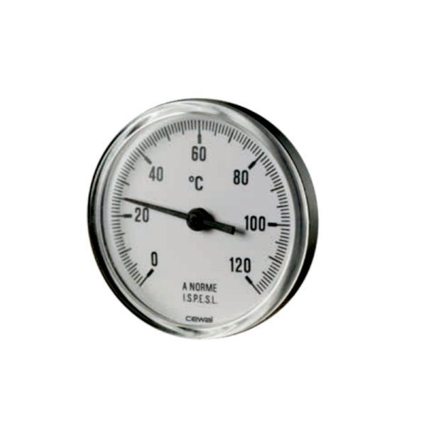 Termometro Bimetallico Wika, Orizzontale Con Alloggiamento In Alluminio - Foto 2