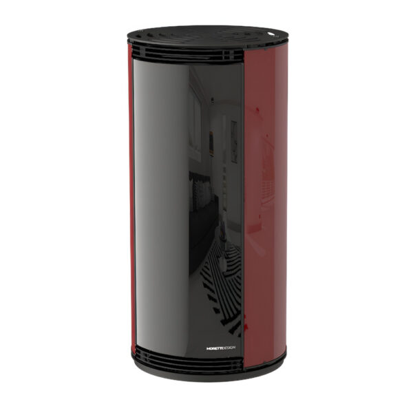 Stufa a Pellet Moretti Design Trifolium 10kW Bordeaux