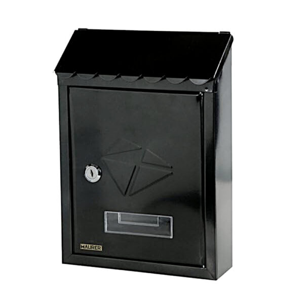Cassetta Postale Nera Con Stampa Maurer