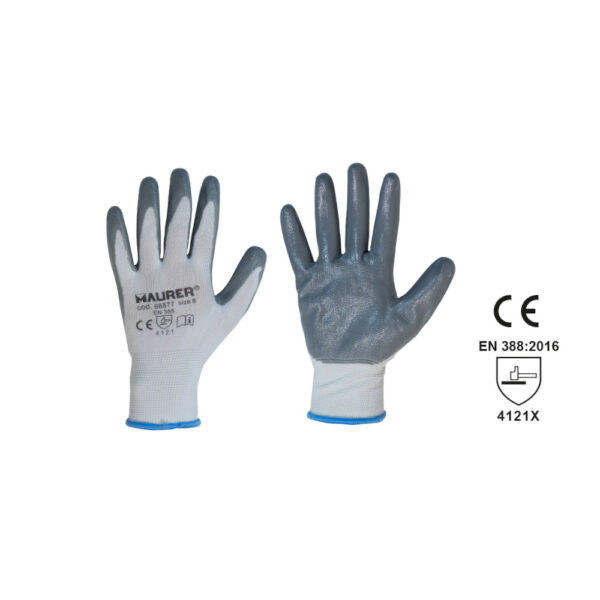 Guanti In Poliestere Filato Glovex Maurer