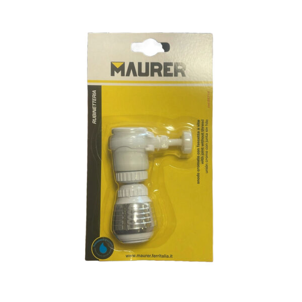 Aeratore Rompigetto Snodo Cromato E Fascetta A Vite Maurer
