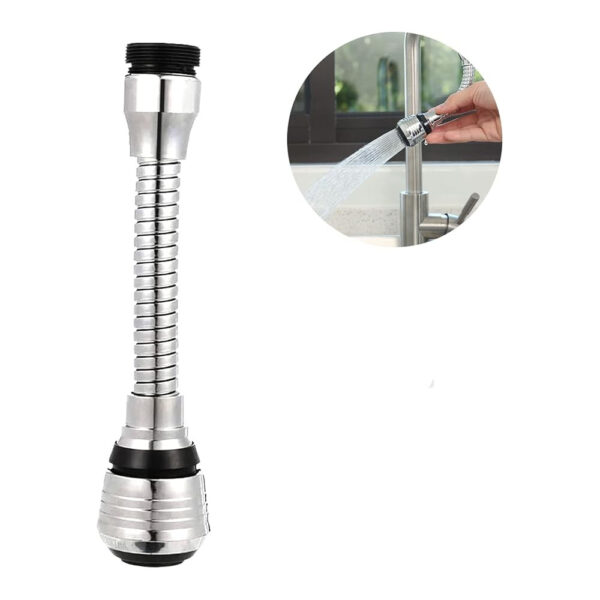 Rompigetto flessibile per rubinetto con aeratore Albertoni