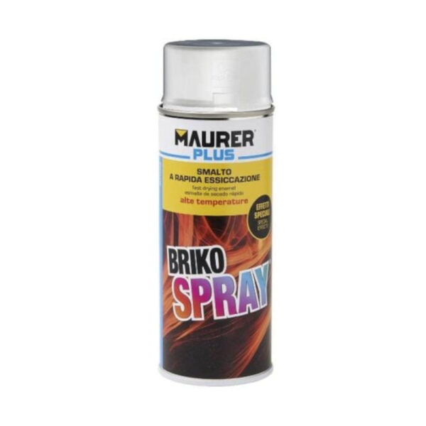 Smalto Sintetico Bianco Opaco Brikospray Maurer 400ml