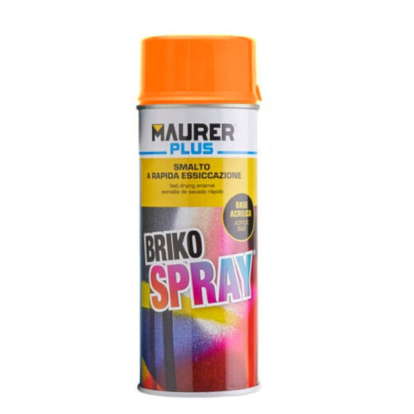 Smalto Sintetico Brikospray Arancio Maurer 400ml