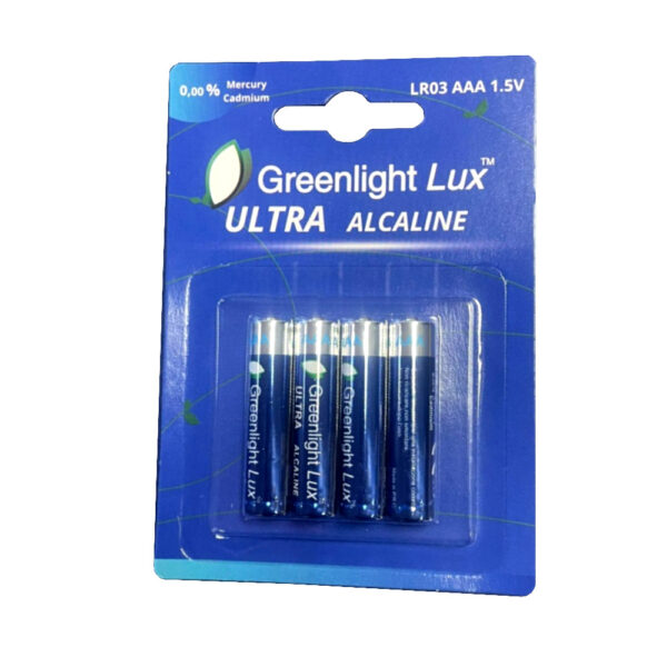 Batterie AAA GREENLIGHT LUX MINI STILO 1.5V Alcalina