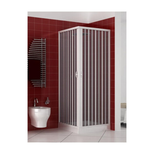 Box doccia 2 lati a soffietto 70-80x110-120cm